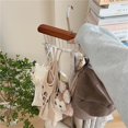 thumbnail image 3 of Wooden Camisole Hanger, Multifunctional Underwear, Vest Storage, Artifact, Home Dormitory, Solid Wood Hook, Wave Drying Rack, 3 of 5
