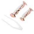 thumbnail image 4 of Hip Hop False Teeth Set Reusable Unfading Copper Halloween Festival Teeth Decoration Brace Rose Gold, 4 of 14