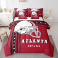 thumbnail image 1 of YST Ensemble de Literie de Football 7 Pcs, Football Américain Ville, Polyester, Taille Grand, 1 of 5