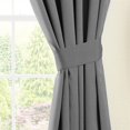 thumbnail image 2 of Blazing Needles Twill Drapery Panel (Set of 2), 84" by 52", Steel Grey, 2 of 2