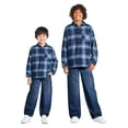 thumbnail image 3 of George Boys' Plaid Flannel Shirt, 3 of 6