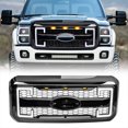 thumbnail image 1 of AMERICAN MODIFIED Grille en Maille Style Raptor pour Ford 2011-2016 F250/350/450/550, 1 of 12