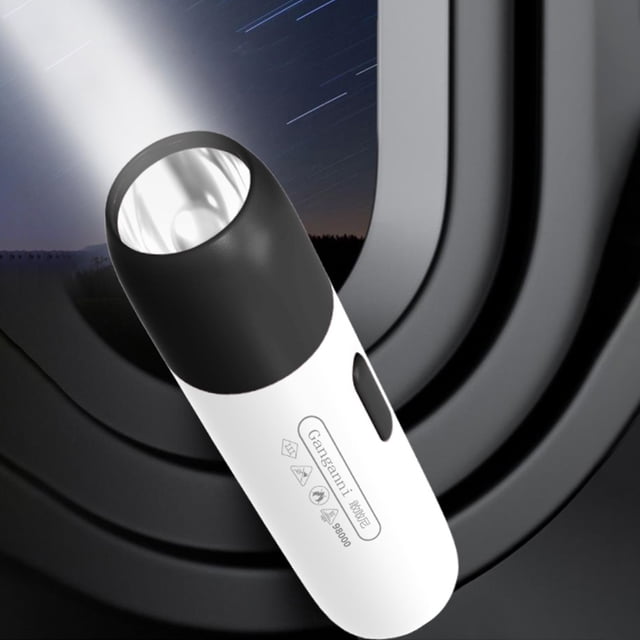 Dvkptbk Rechargeable Outdoors Flashlight 1000 Lumens LED Handheld Flashlights 3 Modes Ipx5 Waterproofs Lightweight Outdoor Searchlight for Hiking, Camping Outdoor Lighting Camping & Hiking
