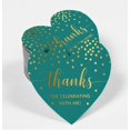 thumbnail image 2 of Inkdotpot Pack Of 100 Thanks For Celebrating With Me Birthday Favor Paper Tags Craft Real Gold Foil Hang Tags, 2 of 6