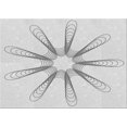 thumbnail image 1 of Ahgly Company Machine Washable Indoor Rectangle Transitional Platinum Gray Area Rugs, 6' x 9', 1 of 7