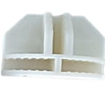 thumbnail image 4 of 20Pcs Storage Closet Cube Repair Grid Connectors Replacement Spare Parts Grid Connectors Grid Wire Storage Cubes for Modular Organizer Cube Shelf White Semi Circle, 4 of 4