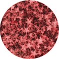 thumbnail image 1 of Ahgly Company Tapis d'Intérieur Lavables en Machine, Ronds, Transitionnels, Rouge Canneberge, Ronds 4', 1 of 7