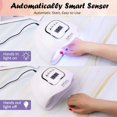 thumbnail image 4 of Lampe à Ongles en Gel UV Led, Séchoir à Ongles UV pour Vernis en Gel, Séchoir à Vernis à Ongles Portable avec 4 Réglages de Minuterie, Lampe à Ongles Led Professionnelle pour Vernis en Gel, Lampe à Ongles en Gel UV pour la Conception d'Art des Ongles, 4 of 8