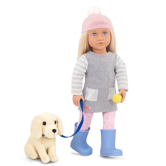 Our Generation Meagan 18-inch Doll & Pet Set