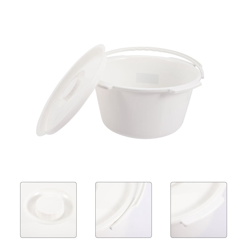 HLONK Heavy Toilet Seat for Elderly Commode Chair Safety Urinal Portable