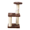 thumbnail image 1 of GROWTH TANK Chat Escalade Cadre Chat Gratter Conseil Arbre Chat Jouet Carré Base Brun, 1 of 9