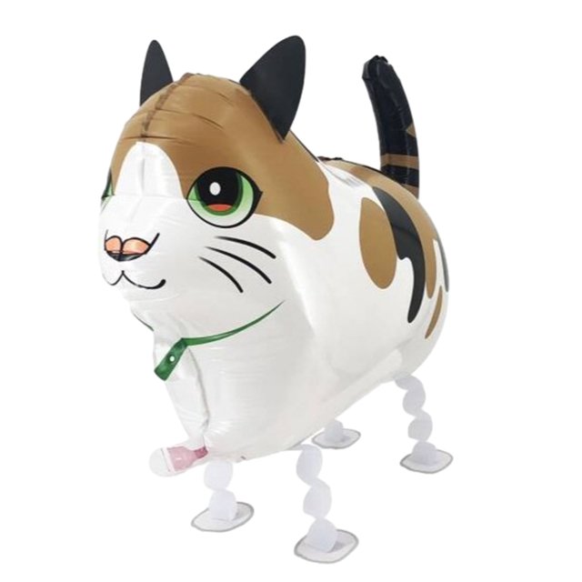 relayinert Ballon en Aluminium pour Chat Marchant