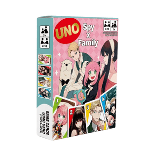 YorForger AnyaForger UNO Carte multijoueur Parti interactif Tabletop jeu de carte collectionnable Puzzle de carte Parent-Enfant jeu SH