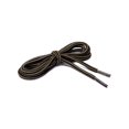 thumbnail image 2 of INSPIRE CHIC Unisex Round Rope Dual Colored Striped 1/5 Thick Boot Shoelace 150cm / 59.05" Light Brown Black, 2 of 4
