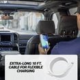 thumbnail image 4 of Scosche CI410WT-SP StrikeLine USB-C to Lightning PD Fast Charge & Sync Cable 10ft MFi White, 4 of 7