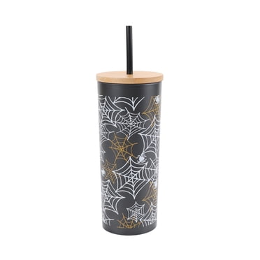 Gobelet à paille 800 ml en PET recyclé noir – Way To Celebrate
