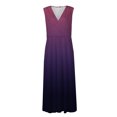 thumbnail image 4 of Yuyuzo Robes de Plage pour Femmes 2024 Décolleté en V Profond Sans Manches Robes Longues de Fête Fluides Boho Vacances Robe Maxi, 4 of 6