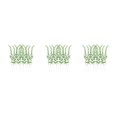 thumbnail image 1 of relayinert Lot de 12/lot Prix Bas Bouquet de Plantes Simulées à Haute Rentabilité Fil de Fer avec Plasticité Arbitraire Eucalyptus Vert 3 Pcs, 1 of 6