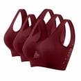 thumbnail image 1 of Posijego 3 Pack Women's Sports Bras Plus Size Wireless Bra High Impact Support Workout Running Bras, 1 of 2