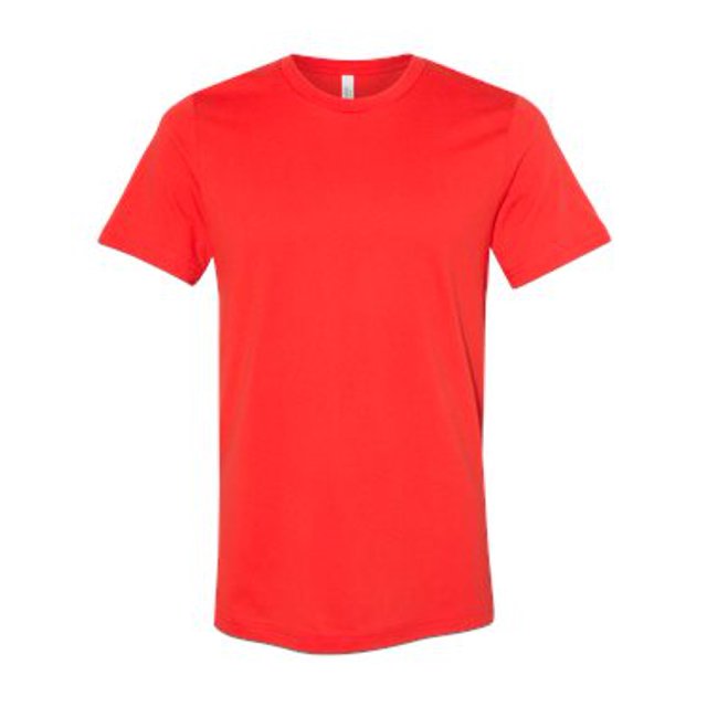 Bella Canvas Mens CVC Jersey Tee, 2XL, Heather Prism Sunset