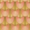 thumbnail image 1 of Ahgly Company Tapis d'Intérieur Lavables en Machine, Carré Transitionnel Orange Jaune, Carré de 6', 1 of 7