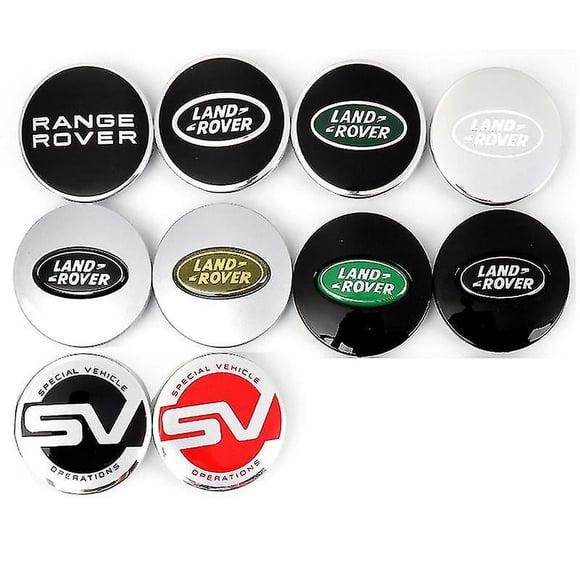 Capuchons Centraux de Roue Land Rover - Ensemble de 4 - Taille 62 mm