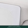thumbnail image 4 of CHUN YI 1 Piece Cushion Cover Spandex Stretch Textured Grid Box Cushion Seat Slipcover, 4 of 6