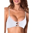 thumbnail image 1 of RELLECIGA Women's Strappy Longline Triangle Bikini Top, 1 of 6