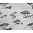 thumbnail image 4 of oneOone Polyester Lycra Fabric Tree & Animals Ikat Decor Fabric Printed BTY 56 Inch Wide, 4 of 4