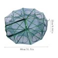 thumbnail image 3 of PRETXORVE The Foldable Trap The Trap Fishing Net For Shrimp Crawfish Crab, 3 of 7