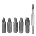 thumbnail image 1 of Ensemble Extracteur de Vis Extracteur de Vis Cassés Extracteur de Vis Endommagés Outils Manuels 22 Pcs Ensemble Extracteur de Vis Cassés Outils Manuels, 1 of 8