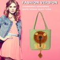 thumbnail image 4 of Lion Pattern Pets Handbags Convenient Canvas Cat Tote Bag Fashion for Pet Lovers, 4 of 5