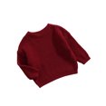 thumbnail image 2 of xiaxaixu Toddler Baby Sweaters, Winter Warm Long Sleeve Candy Color Pullovers, 2 of 6