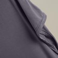 thumbnail image 4 of FRSASU T-Shirt de Sommeil Uni pour Femme Haut de Pyjama à Col en V Gris, 4 of 8