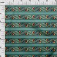 thumbnail image 2 of oneOone Cotton Poplin Fabric Stripe|Chevron & Floral Block Printed Craft Fabric BTY 42 Inch Wide, 2 of 4