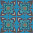 thumbnail image 1 of Ahgly Tapis de Zone Carré Lavable en Machine, Turquoise Foncé Vert, 8 Pieds Carré, 1 of 7