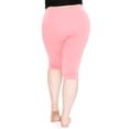 thumbnail image 3 of Stretch Is Comfort Women's Plus Size Knee Length Leggings| Adult X-Large - 7x, 3 of 5