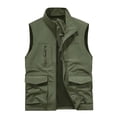 thumbnail image 1 of Birdeem Mens Work Clothes Jacket Solid Color Stand Collar Multiple Pockets Outdoor Sports Photography Leisure Coat, 1 of 8