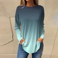 thumbnail image 1 of Birdeem Blouses d'Automne à Col Rond pour Femmes, Mode Smockée, Manches Longues, 1 of 1
