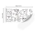 thumbnail image 2 of PEONAVET Rouleau de Dessin Rouleau de Gribouillage Sagesse Coller à Répétition la Toile Ne Salit Pas Mur Coloriage Peinture Rouleaux de Gribouillage Rouleau de Dessin, 2 of 2