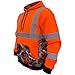 thumbnail image 3 of SafetyShirtz Men's SS360º Deepwood Camo - Class 3 - Type-R - Reflective Safety Hoodie, Orange - Small, 3 of 4