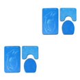 thumbnail image 2 of kurtrusly 3pcs Polyester Absorbent Bath Mat For Bathtub And Shower Easy To Install Durable Anti-slip PJ210611-B006 2Set, 2 of 6