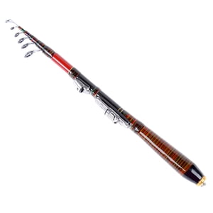 Yeacher 2.1M 6.89FT Telescopic Fishing Rod Travel Spinning Lure Rod Raft Pole Carbon Fiber
