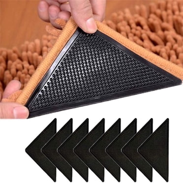EIGTHTAIL Casewin Anti Slip Rug Underlay Rug Pad Gripper for Laminate Floor 8Pcs Casewin Non Slip Carpet Underlay Grippers for Wooden and Hard Floors