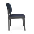 thumbnail image 4 of Lenox Steel Reception Waiting Guest Chair / Charcoal Steel / Blue / Blue, 4 of 5