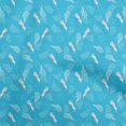 thumbnail image 1 of oneOone Cotton Poplin Medium Blue Fabric Tropical Sewing Craft Projects Fabric Prints By Yard 56 Inch Wide, 1 of 5