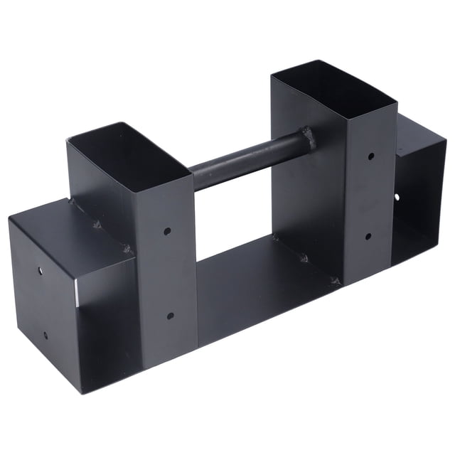 Support à Bois, 13,2 X 3,9 X 5,8 Pouces Extérieur Intérieur Robuste, Résistant aux Intempéries, Bricolage, Support Extérieur pour Bois