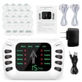 thumbnail image 1 of EASTIN TENS Unit Muscle Stimulator Machine with Replacement Pads for Pain Relief Multi-Modes  FSA HSA Approved Products  4 Channels Rechargeable Electric Pulse Massager, 1 of 12