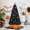 thumbnail image 4 of Costway 7 FT Halloween Tree with 572 Branch Tips Frosted Pine Needles 320 White LED Lights, 4 of 10