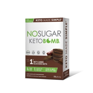 No Sugar Keto Bomb Chocolate Fudge Brownie